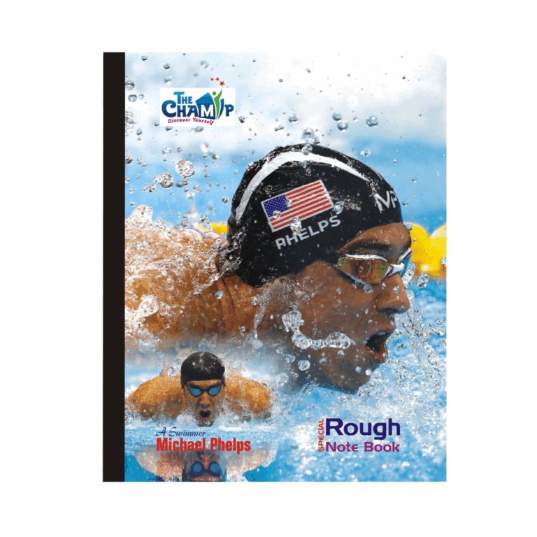 A book titled "The Rough Book," focusing on swimming techniques and tips for enthusiasts.
