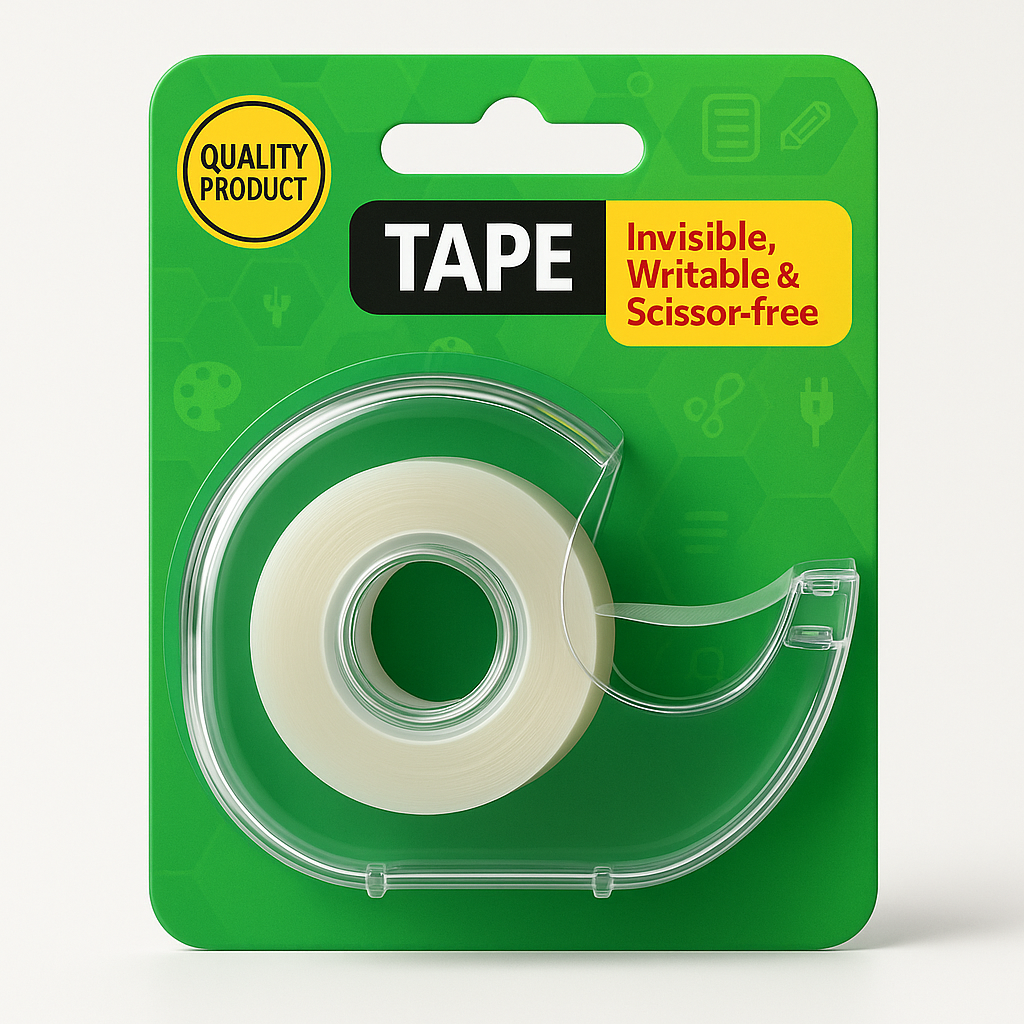 20250714_1821_Transparent Tape Showcase_simple_compose_01k04fr8qbe9d89rg4mg9zt007 (1) magic Tape scotch