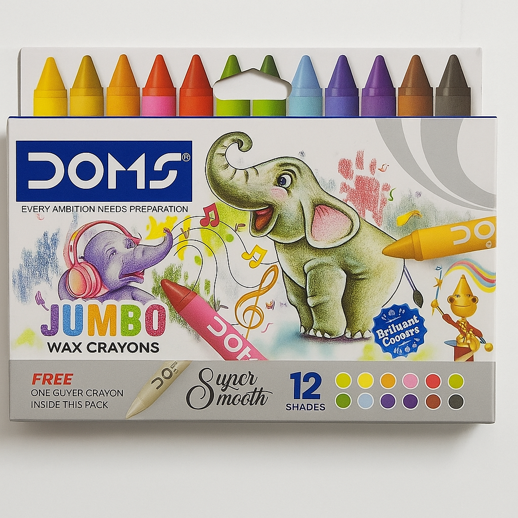 Doms Wax Crayons DOMS Wax Crayons